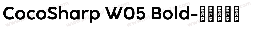 CocoSharp W05 Bold字体转换